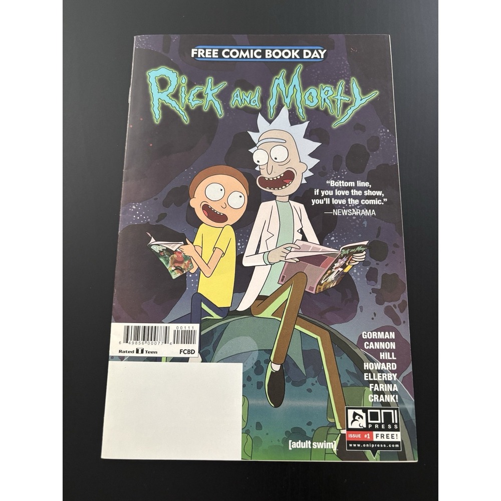 RICK & MORTY Free Comic Book Day 2017 Comic Book Variant Cover‎ ONI PRESS INC